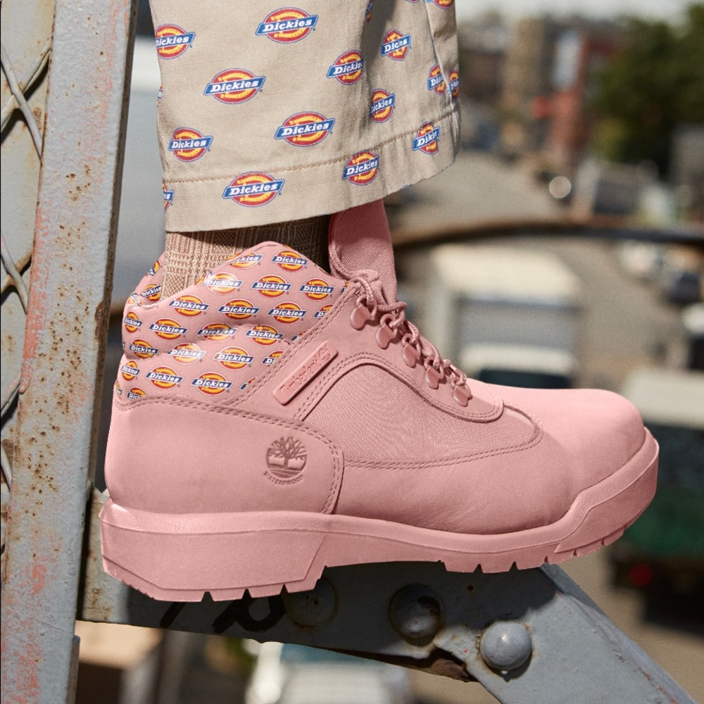Opening Ceremony x Dickies x Timberland Boots Pink
